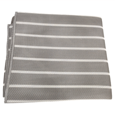 PeNi 培婗 3D透氣可折疊 涼感墊, 條紋 3D網眼 灰色 + 白色