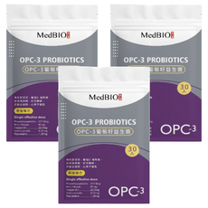 MedBIO 美百優 OPC-3葡萄籽益生菌膠囊 500mg, 30顆, 3包