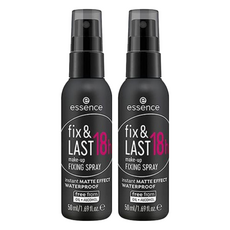 essence 艾森絲 長效清爽定妝噴霧 防水配方 打造霧面妝感, 50ml, 2瓶