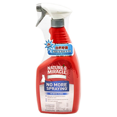 NATURE'S MIRACLE 自然奇蹟 貓用 驅離除臭噴劑 24oz (709ml), 1瓶