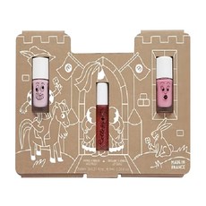 nailmatic KIDS 水漾亮彩指甲油 城堡公主組 指甲油唇彩組, 1組
