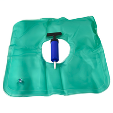 R&R 萊禮生醫 Rexi care 瑞斯 充氣凝膠減壓坐墊 附打氣筒 彈性減壓, 方型 綠色