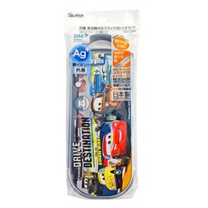 Skater 塑膠AG抗菌三合一餐具組, 湯匙 + 叉子 + 筷子, CARS, 1組