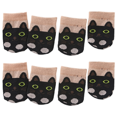 Mega 日式可愛印花桌椅腳套 8入, 8.5 x 5.5cm, 貓咪, 2組