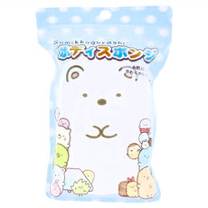 San-X 角落生物 卡通沐浴海綿, 白熊, 1個