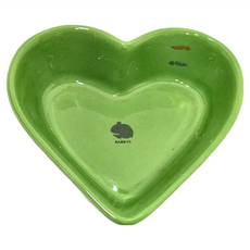 PetBest 米飛兔 心型陶瓷碗, R-A730, 1個