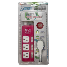 SUPERCELL 超電王 3開3插 1650W 125V/15A 電腦延長線, 2.7m, SNA331-9, 1條