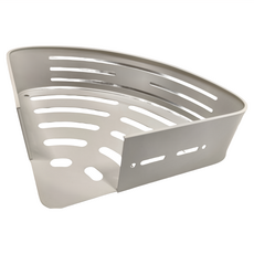 ILIFE 廚房浴室壁掛鋁合金三角置物架, 白色, 1個