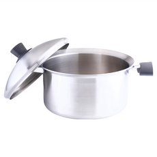 OSAMA 王樣 316湯鍋 20cm雙耳, 1個, 銀色