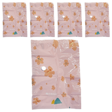 櫻花 真空壓縮收納袋 衣物專用, 40 x 60cm, 5個裝, 1組