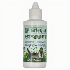 QUiT 奎特 天然木酢清耳液 120ml, 1瓶