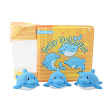 Melissa&Doug 瑪莉莎 洗澡玩具書 小海豚, 1組