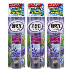 ST 雞仔牌 浴廁瞬間消臭力噴劑, 薰衣草, 330ml, 3瓶