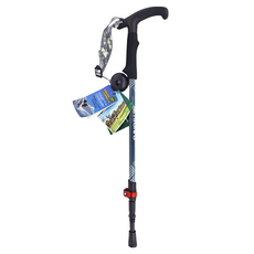 ATUNAS 歐都納 T把鋁合金三節旋轉避震登山杖 深藍色, 135 x 62cm, 1個