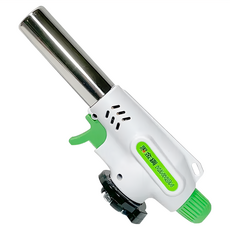 黑金鋼 KINKON 青火噴火槍 廚房烘焙專用噴槍, 白色 + 綠色, 1個