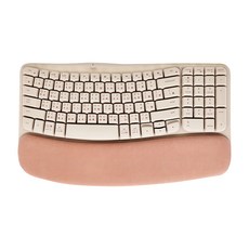 logitech 羅技 Wave Keys 人體工學無線鍵盤 原廠保固, YR0096, 玫瑰粉