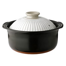 SAJI 佐治陶器 菊花粉引系列 3合炊飯鍋,日本製, 22.5cm, 混和顏色, 1個