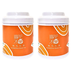 無藏茗茶 桂花紅茶 三角茶包 小茶罐, 3.2g, 3入, 2罐