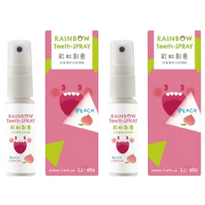 Luveta 樂唯他 兒童專用口腔噴護劑, 水蜜桃口味, 20ml, 台灣製造, 食品級原料, 2瓶
