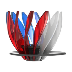 HARIO 好璃奧 V60睡蓮濾杯, VDSU-02-TRI 三色 130 x 125 x 108mm, 1個, 1-4杯用