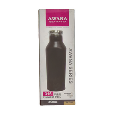 AWANA 不鏽鋼 316極限運動瓶 SP-350, 黑色, 350ml, 1盒