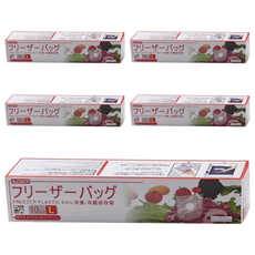 站立式密封袋, L(27 x 26.5 x 7cm), 10個, 5盒