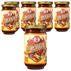 金蘭 蜜汁烤肉醬, 減鹽新配方, 添加柳橙果汁, 240g, 6罐