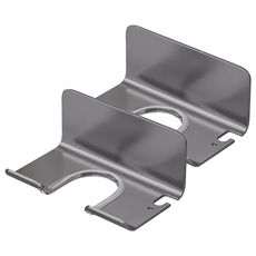 壁掛式吹風機置物架, 灰色, 2個