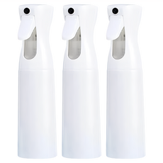 小麥購物 高壓連續噴霧瓶 G348 300ml, 3個, 白色