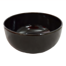 天目黑5井-日本製 陶瓷碗 840mL 寬15.5cm 高8cm, 天目黑, 1個