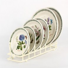 Roebenhoff 鋼珠碗盤架 6盤用, 1個, 象牙白色 + 綠色