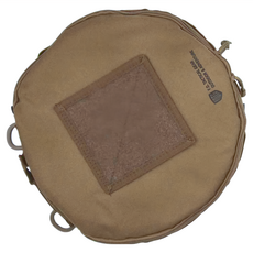 FOTG 戰術圓形動力線收納包 魔鬼氈毛面景觀窗設計, 狼棕色, 1組