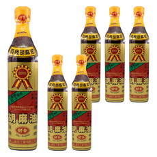 舒香頂級胡麻油，冬令進補、做月子專用，精選黑芝麻，全素，無化學色素、無香料、無防腐劑, 500ml, 6瓶