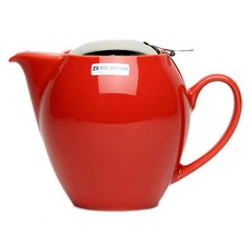 ZERO JAPAN 品味生活陶瓷不鏽鋼蓋壺 (薔薇紅), 580ml, 蕃茄紅, 1個