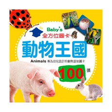 幼福文化 Baby's 動物王國 100張動物認知圖卡, 1盒