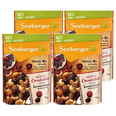 Seeberger 蔓越莓可可球堅果 甜味和鹹味, 150g, 4包