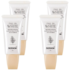 SOFNON 詩芙儂戀戀白妝前高效美白防曬飾底乳 SPF50+ 30g, 4條