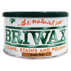 BRIWAX 拋光上色蠟 鄉村松木色 370g, 1罐