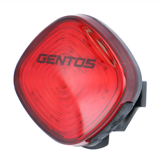 GENTOS 自行車後方警示燈 RL-20R USB Type-C 充電 IPX4防水, 紅色, 1個