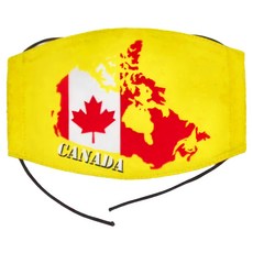 MI MI LEO 世界國旗口罩 10個組 500g 1組, 20 x 11.5cm, 加拿大 地形款