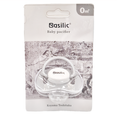 Basilic 貝喜力克 拇指型安撫奶嘴 食品級矽膠材質, S(0個月以上), 1個, 存在主義 灰色