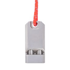 TEMPEST 純鈦求生口哨 E款, 高頻響亮, 輕巧堅固, 戶外求生必備, 1個, 鈦本色