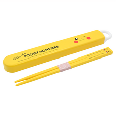 Skater 抗菌兒童筷子 含收納盒, 筷子含收納盒, 皮卡丘, 1組