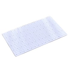 浴室吸盤防滑地墊, 白色, 1個