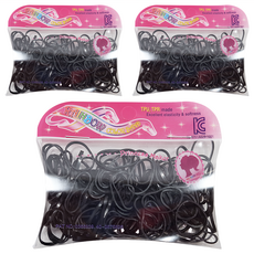 SY韓國 橡皮筋(小) 批49, 黑色, 3盒