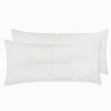 MM Shop 拉鍊式可水洗兒童枕頭 白色 2入, 30 x 70cm