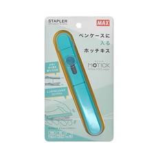 MAX 美克司 HD-10SK 英克司釘書機, Mobile sTICK stapler, 輕巧易攜帶,裝針數100支, 藍色, 1個