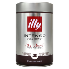 illy 意利 深度濃縮咖啡粉 250g 研磨咖啡粉 深焙, 1罐