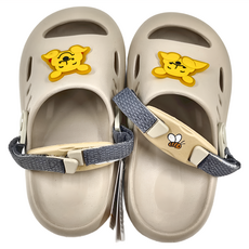 BORUI 柏睿鞋業 兒童款 迪士尼大臉魔鬼氈涼鞋