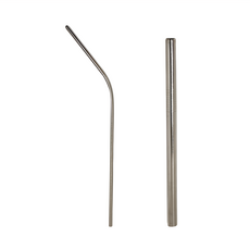 大直中彎不鏽鋼吸管外帶2件組 PVC收納袋x1, 1組, 2支